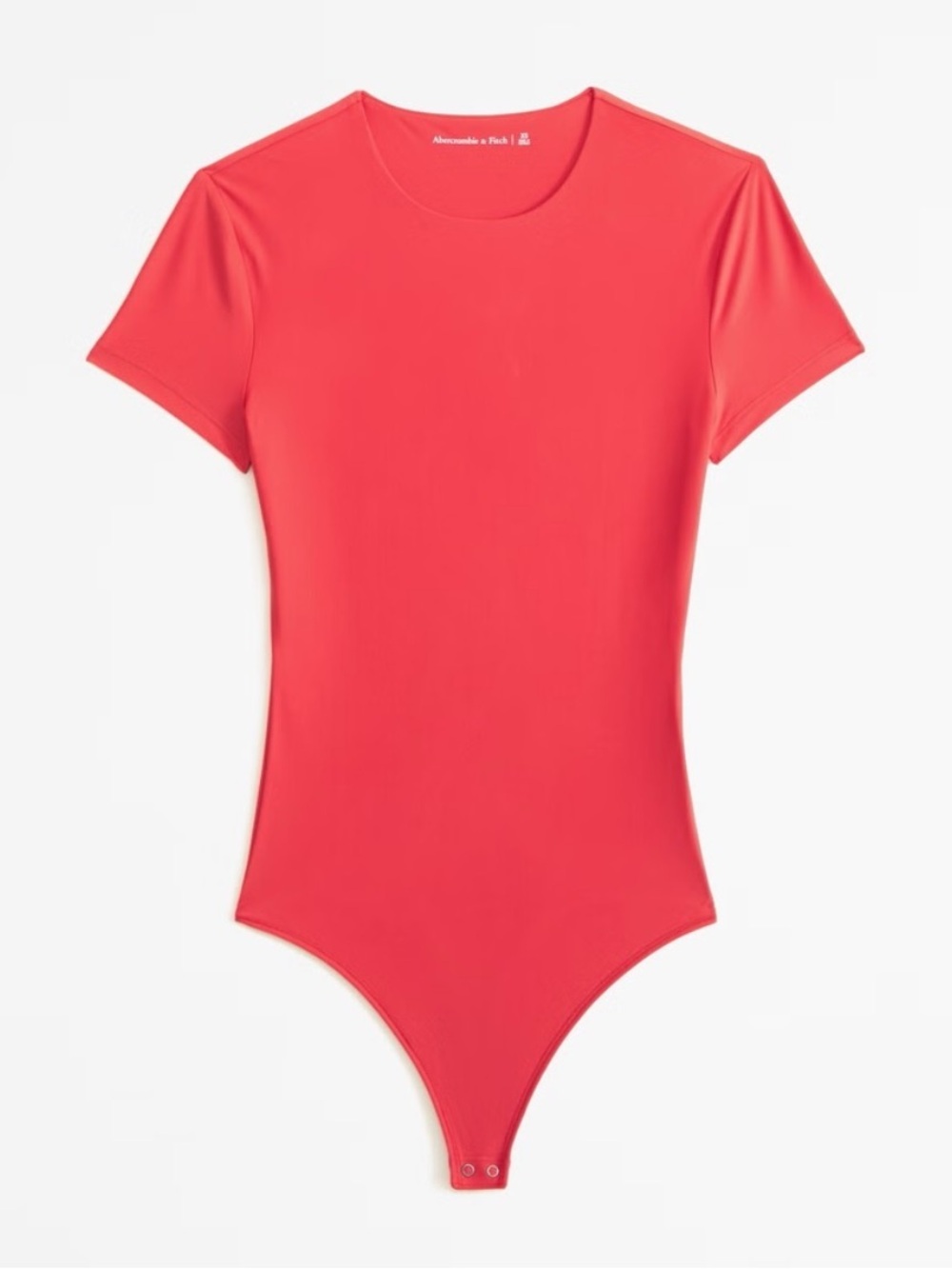 Abercrombie Red Soft Matte Seamless Tee